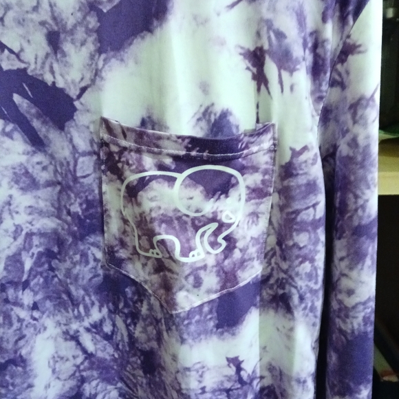 🎆🎈BUY 1 GET 1 FREE SALE Xinyiyifang Ella Ivory Tie Dye Long Sleeve T-Shirt Sz M - Picture 10 of 11